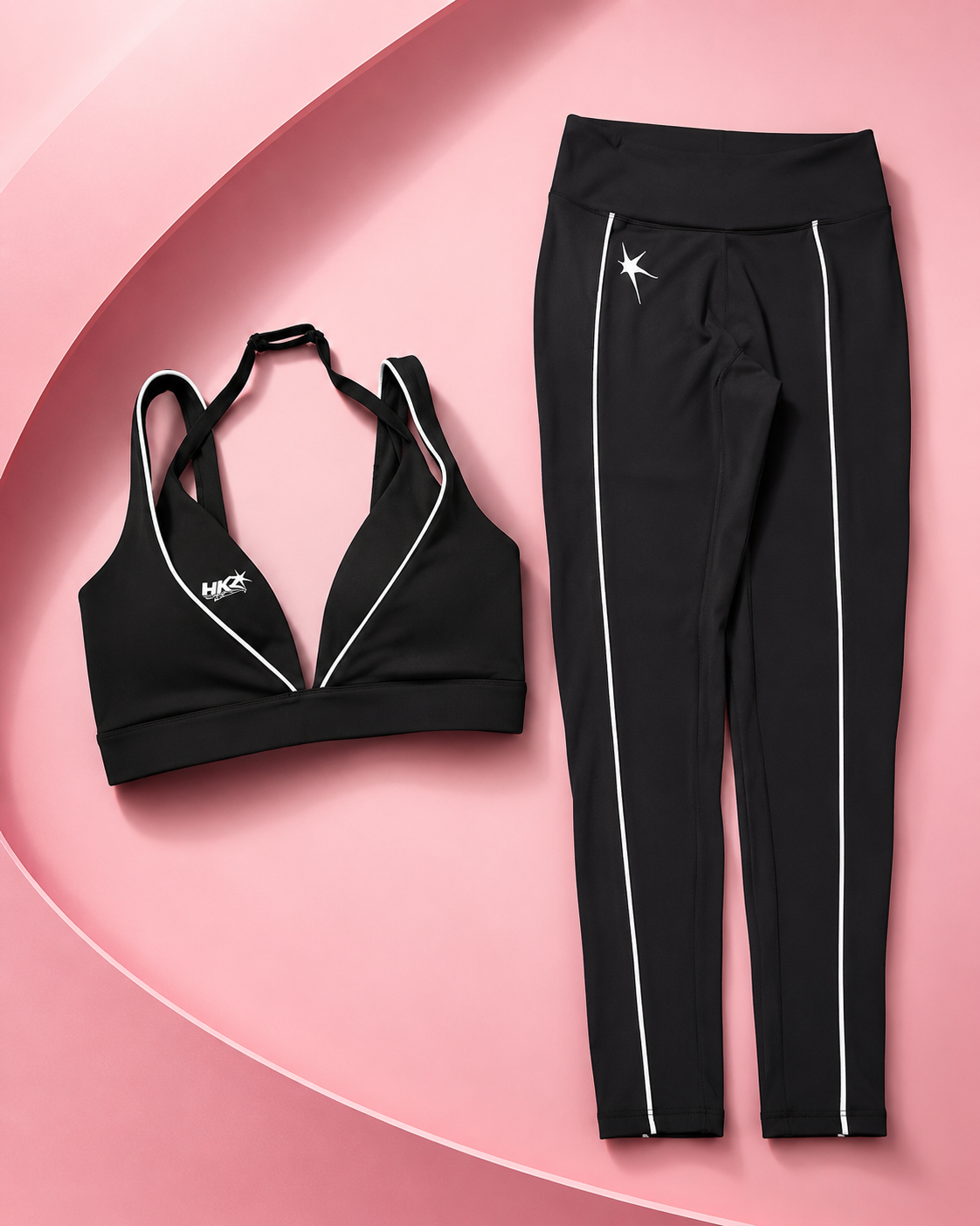 Women white line set