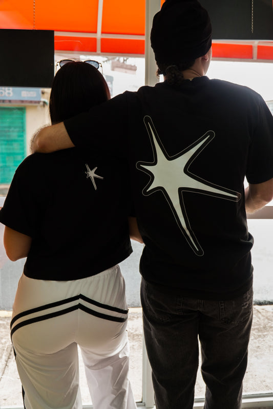 HKZ STAR BLACK TEE