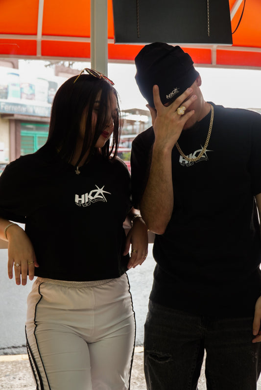 HKZ STAR BLACK TEE